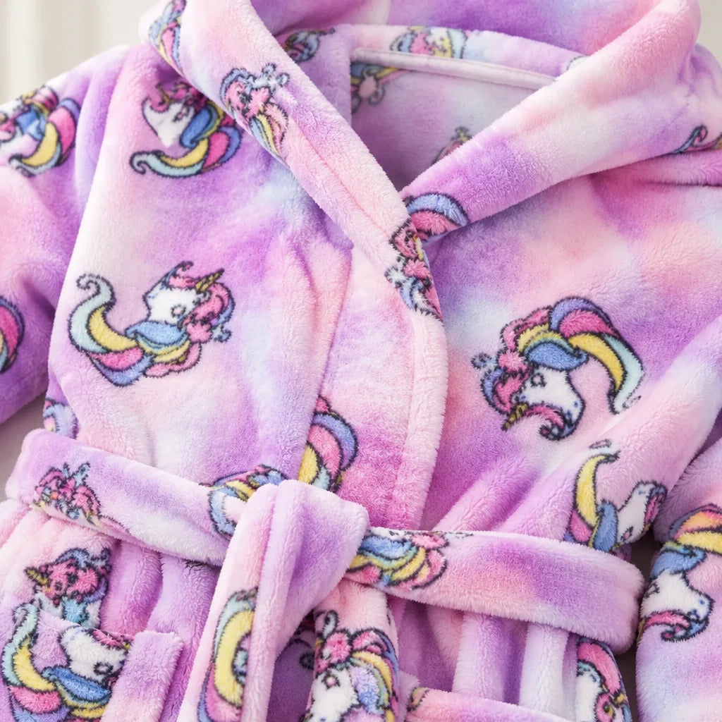 Peignoir enfant flanelle