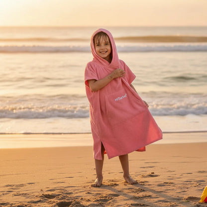 Poncho serviette enfant microfibre