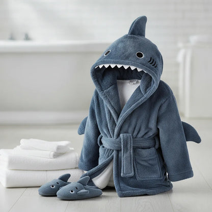Peignoir enfant requin