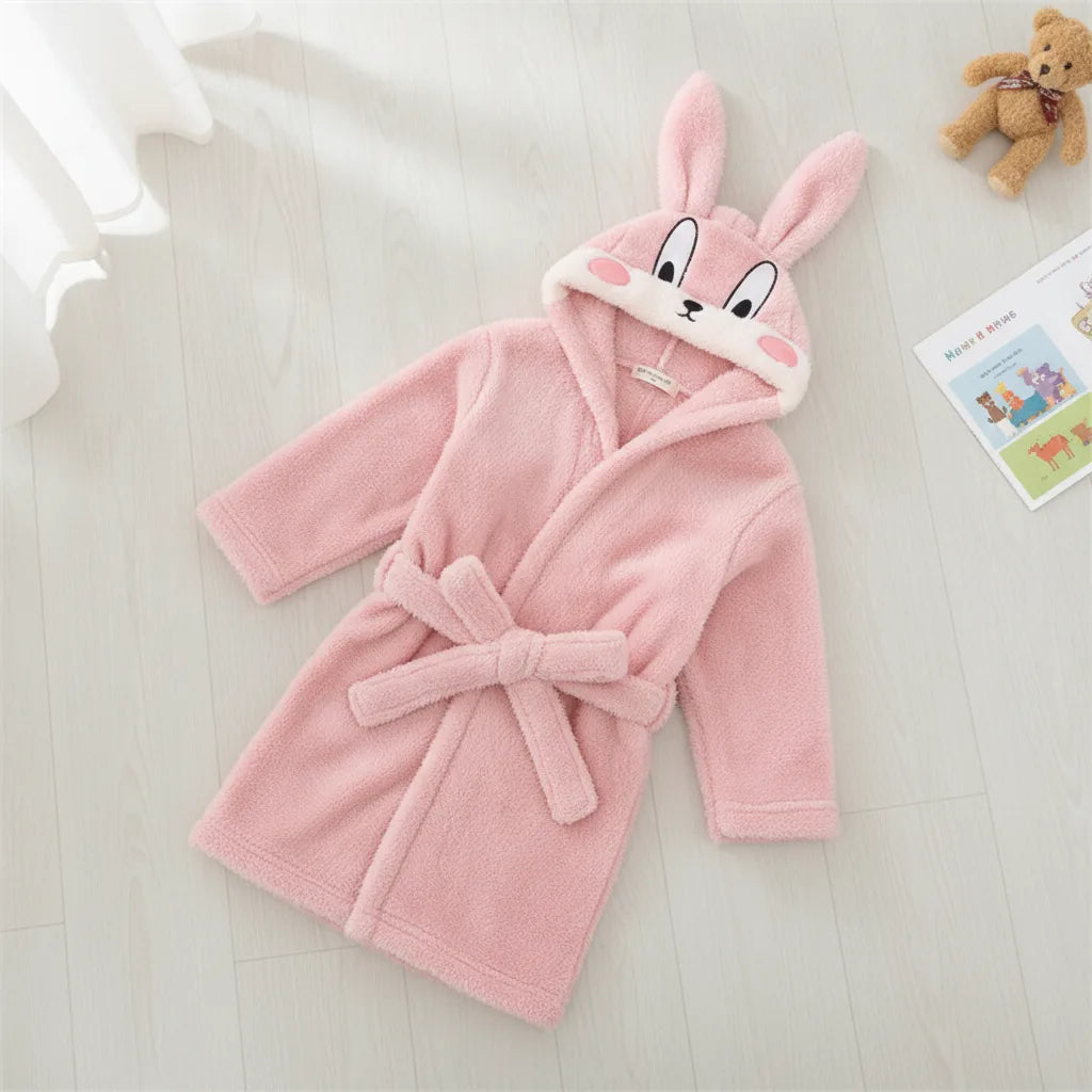 Peignoir enfant flanelle motifs