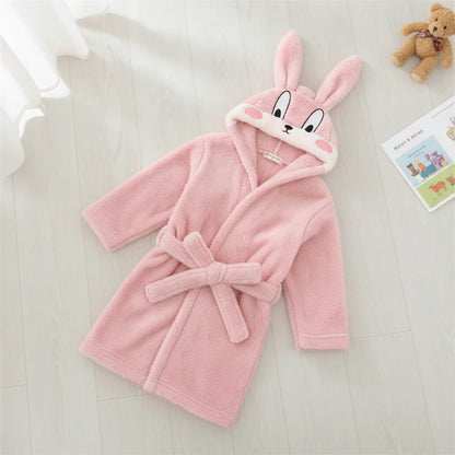 Peignoir enfant flanelle motifs
