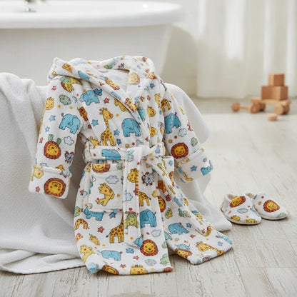Peignoir enfant flanelle