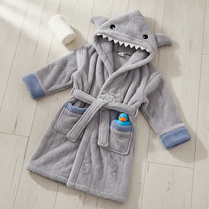 Peignoir enfant requin
