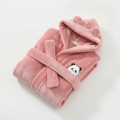 Peignoir enfant motif lapin