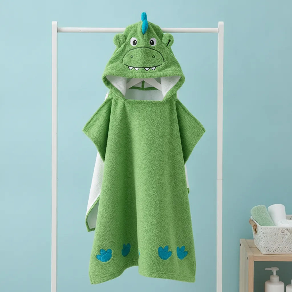 Cape de bain dinosaure