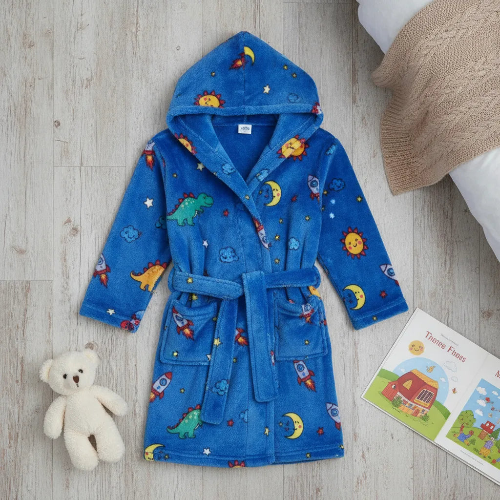Peignoir enfant flanelle