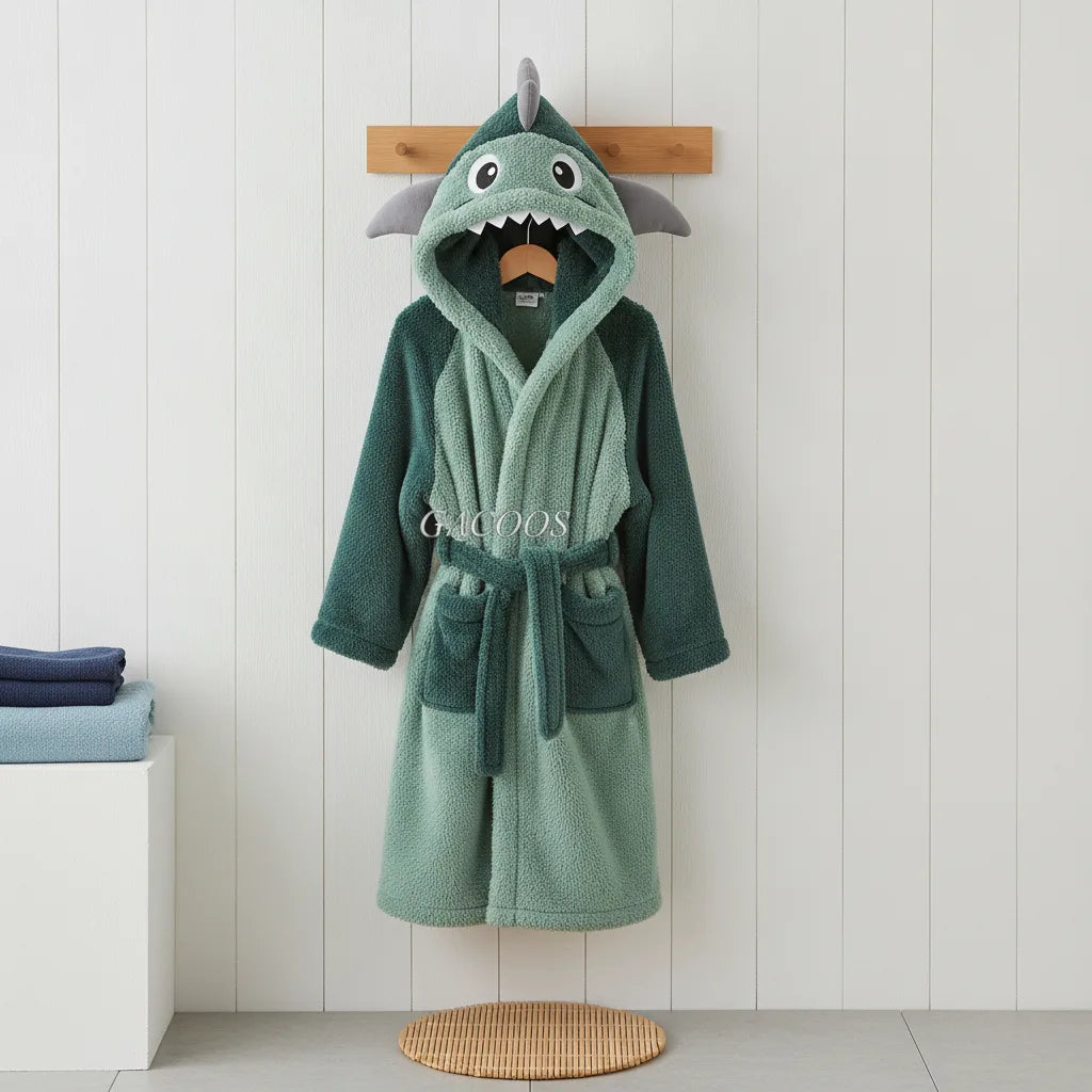 Peignoir enfant requin