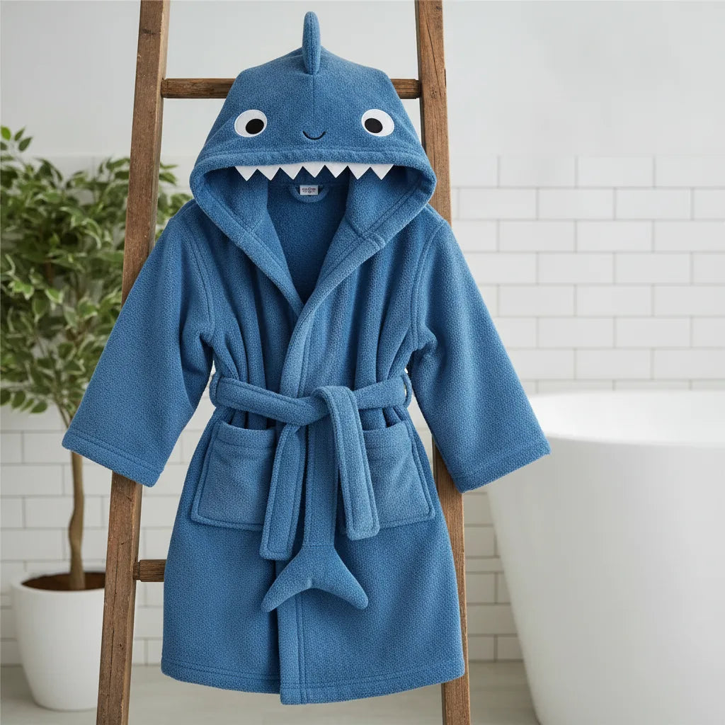 Peignoir enfant requin
