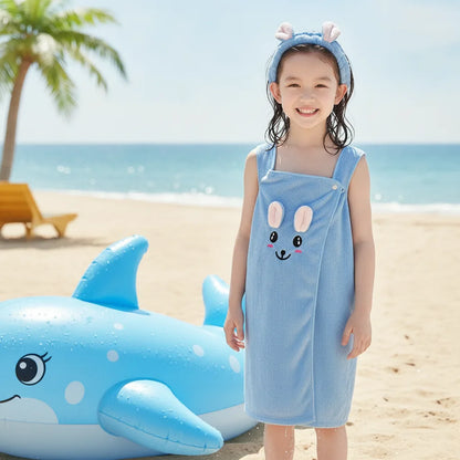 Serviette peignoir enfant
