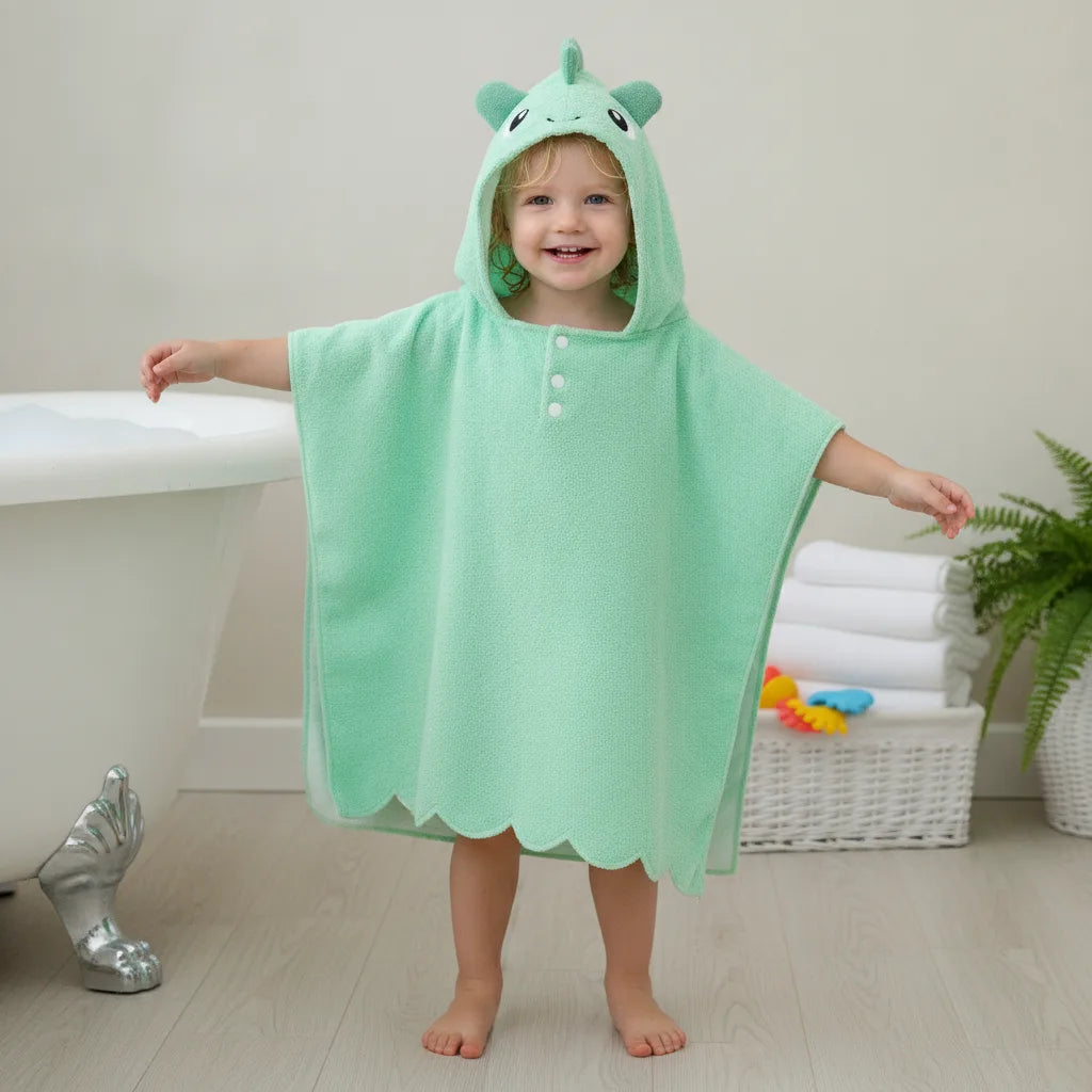 Cape de bain dinosaure
