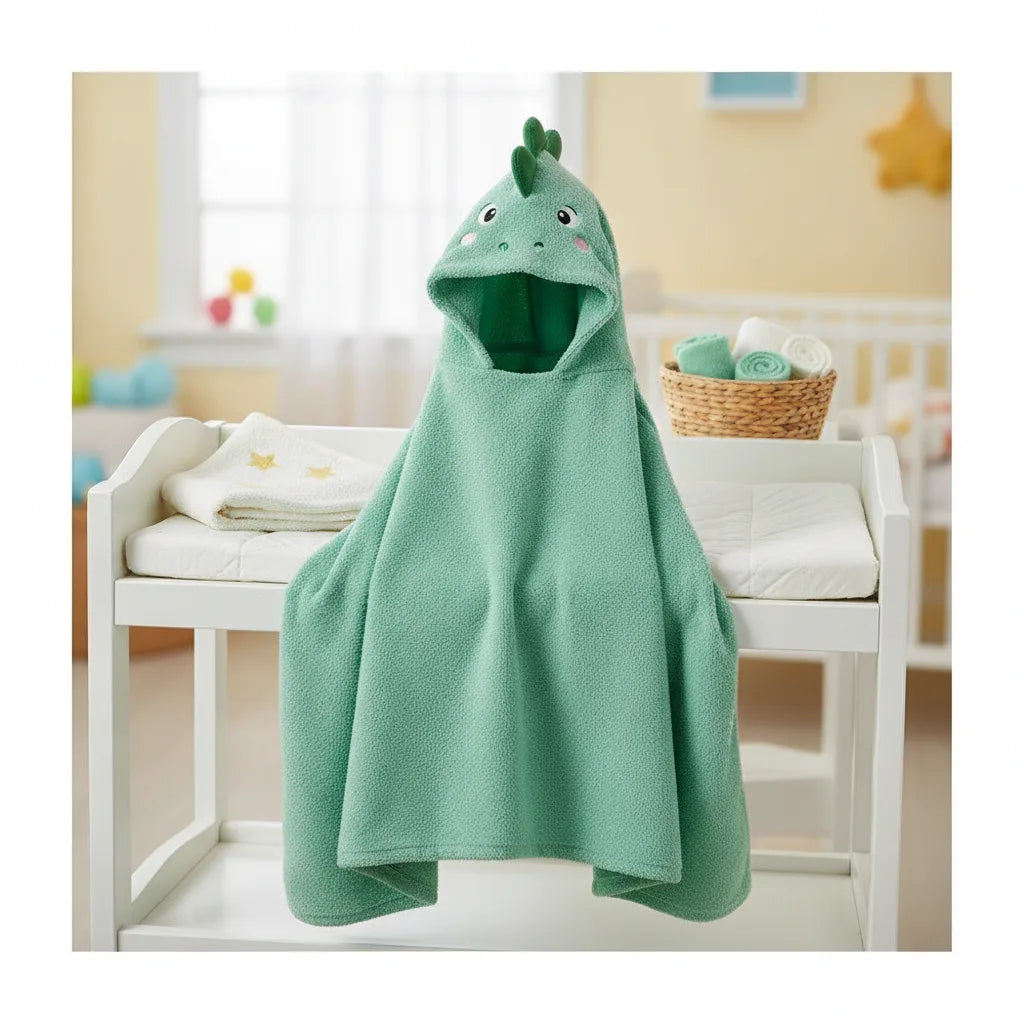 Cape de bain dinosaure