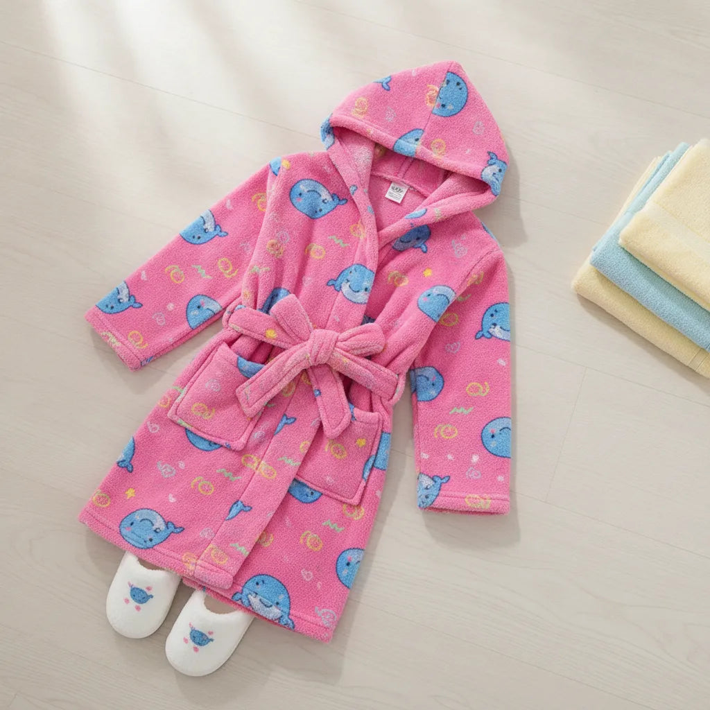 Peignoir enfant flanelle