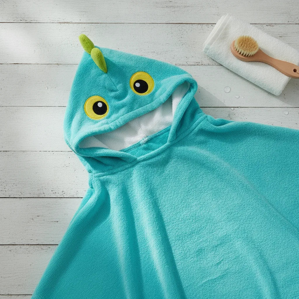 Cape de bain dinosaure