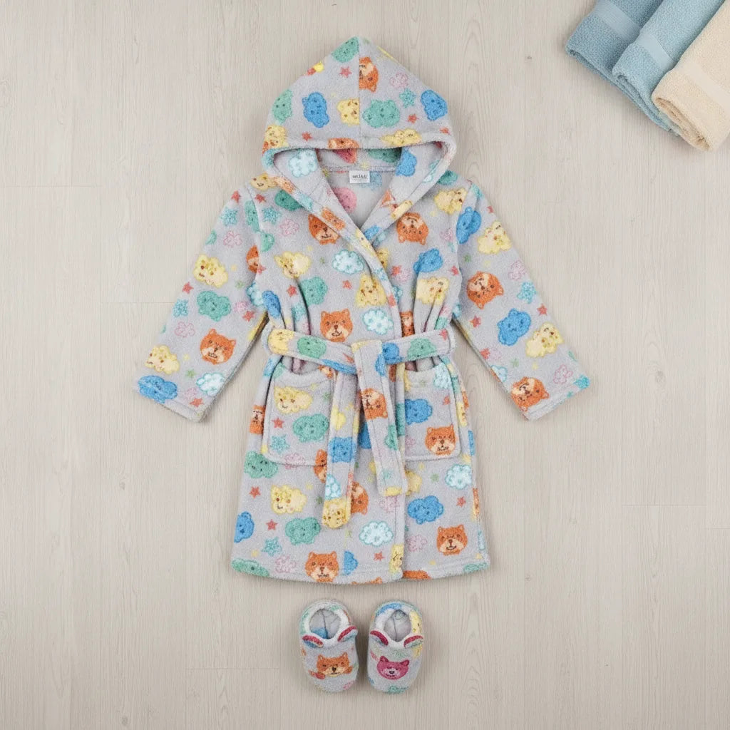 Peignoir enfant flanelle