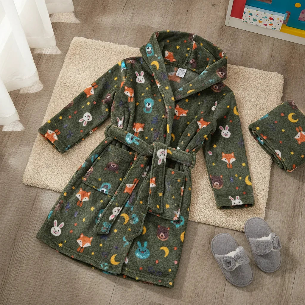 Peignoir enfant flanelle