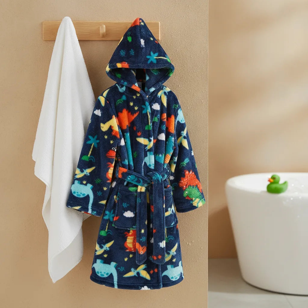 Peignoir enfant flanelle