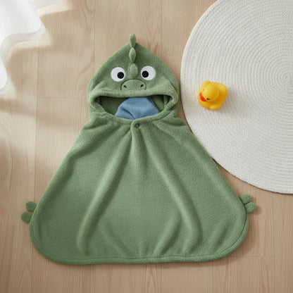 Cape de bain dinosaure
