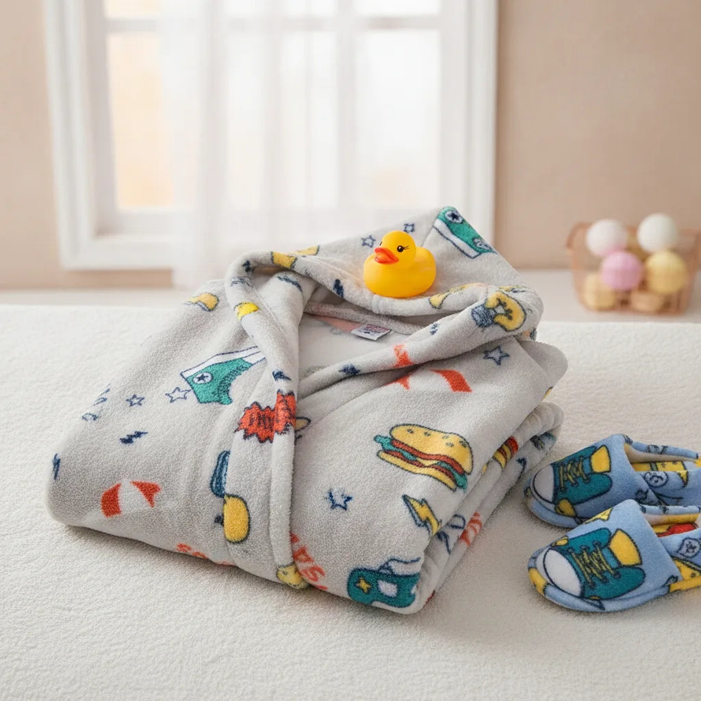 Peignoir enfant flanelle