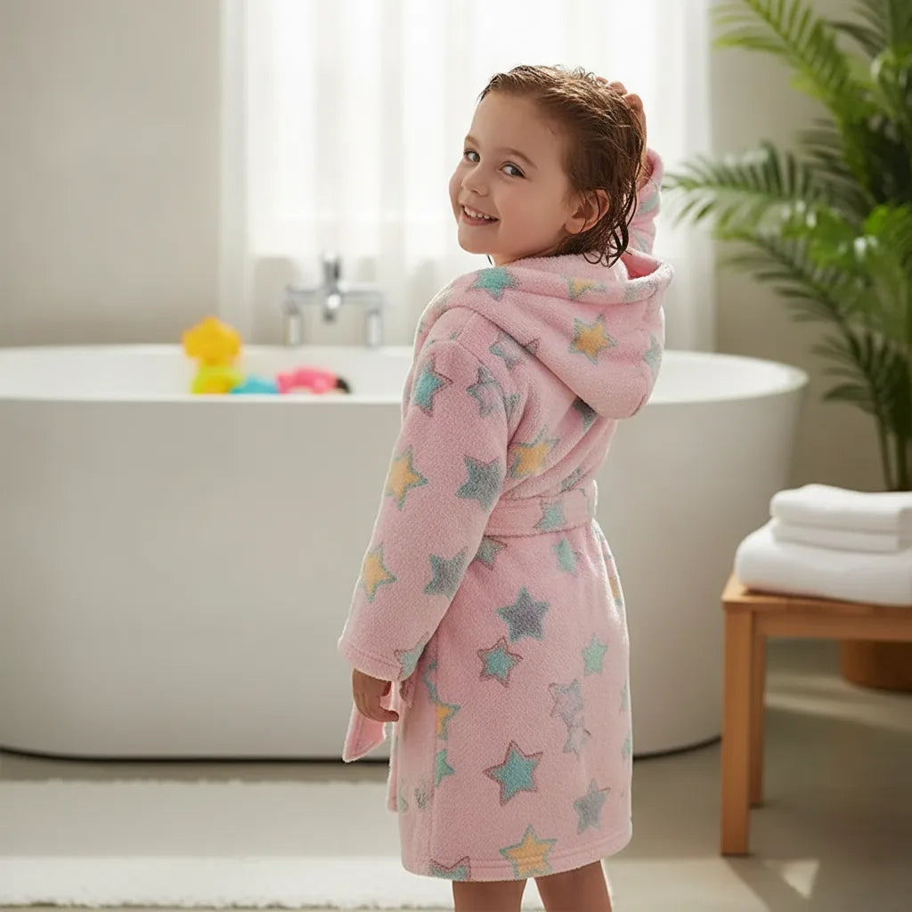 Peignoir enfant flanelle