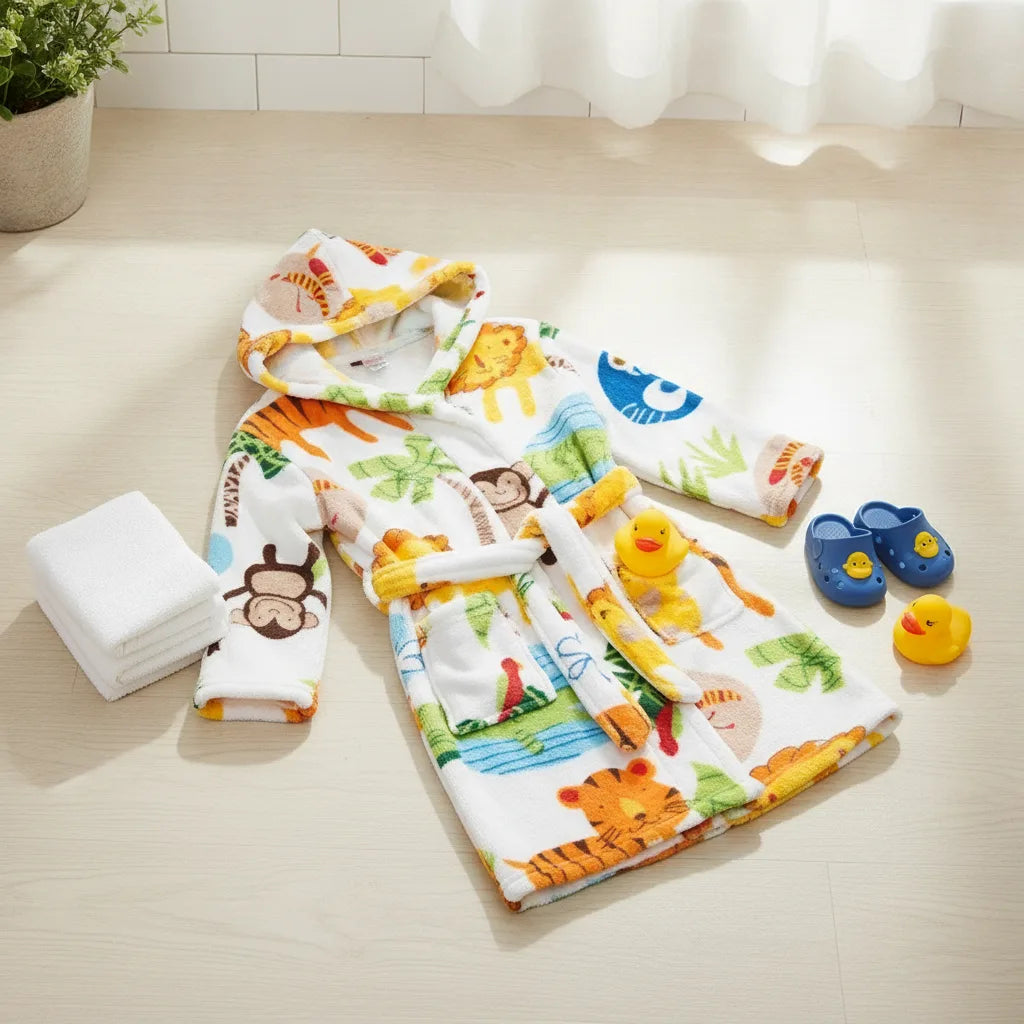 Peignoir enfant flanelle